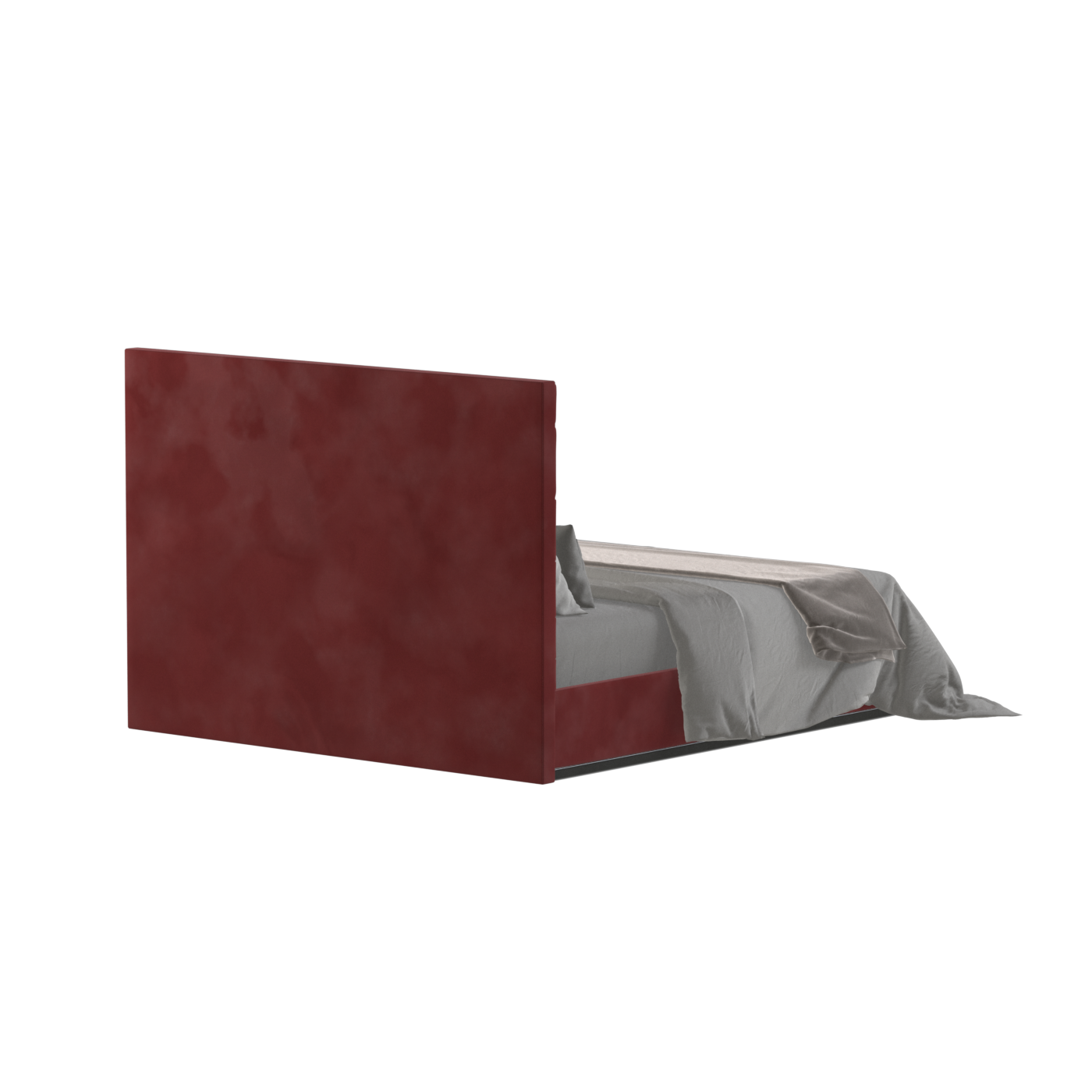 Lucia Bed With High Refined Headboard