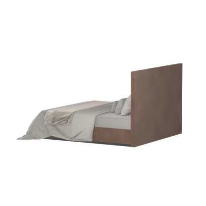 Lucia Bed With High Refined Headboard