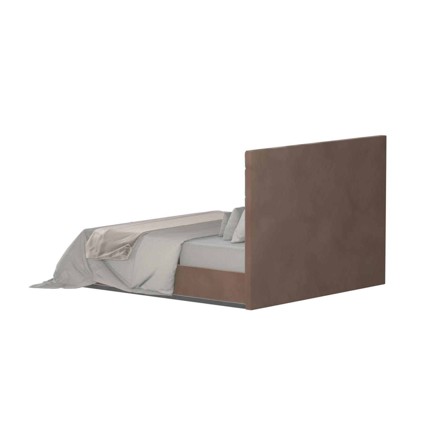 Lucia Bed With High Refined Headboard