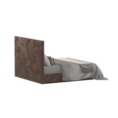 Lucia Bed With High Refined Headboard
