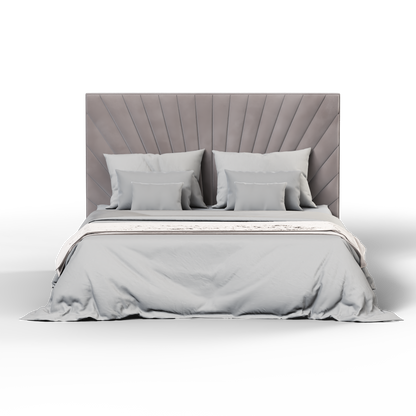 Lucia Bed With High Refined Headboard