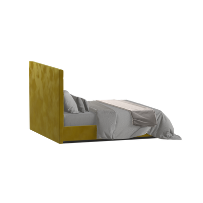 Lucia Bed With High Refined Headboard
