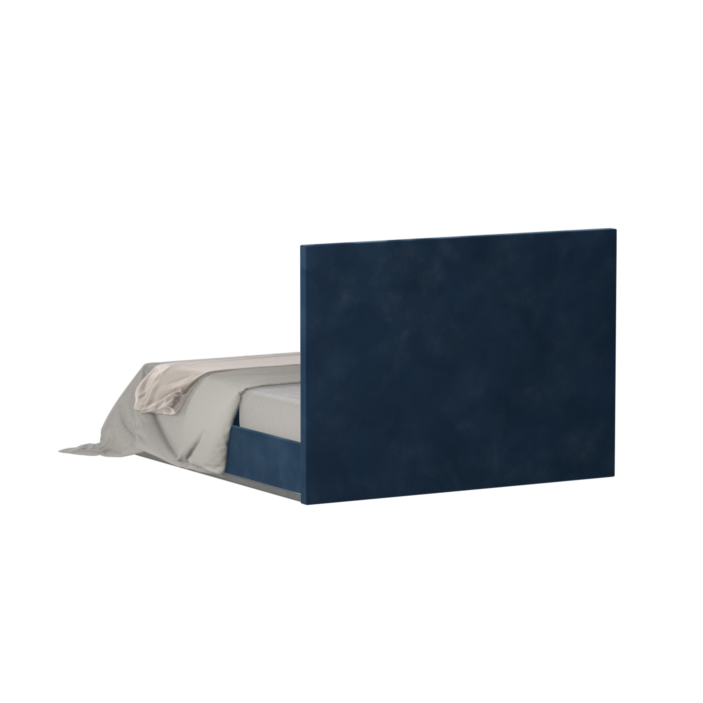 Lucia Bed With High Refined Headboard