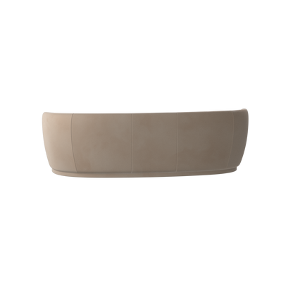 Posh Sofa - Curved Back Sofa with Continuous Base