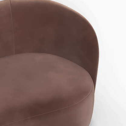 Posh Sofa - Curved Back Sofa with Continuous Base