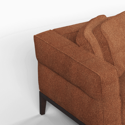 Canapé Regent en tissu d'ameublement sur mesure