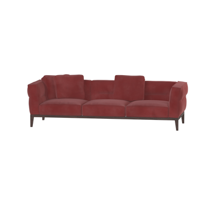 Canapé Regent en tissu d'ameublement sur mesure