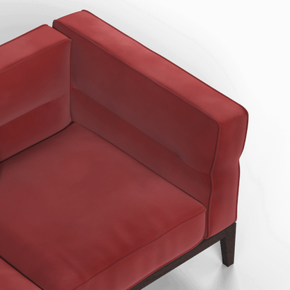Canapé Regent en tissu d'ameublement sur mesure