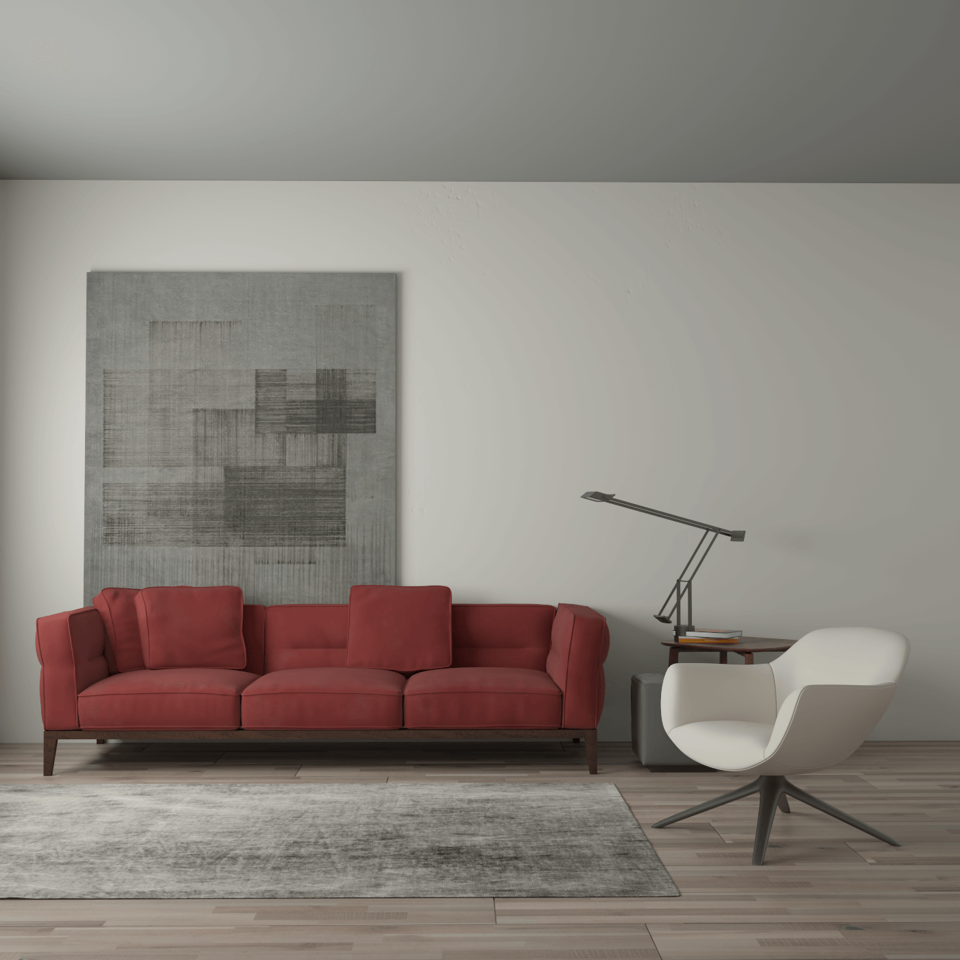 Canapé Regent en tissu d'ameublement sur mesure