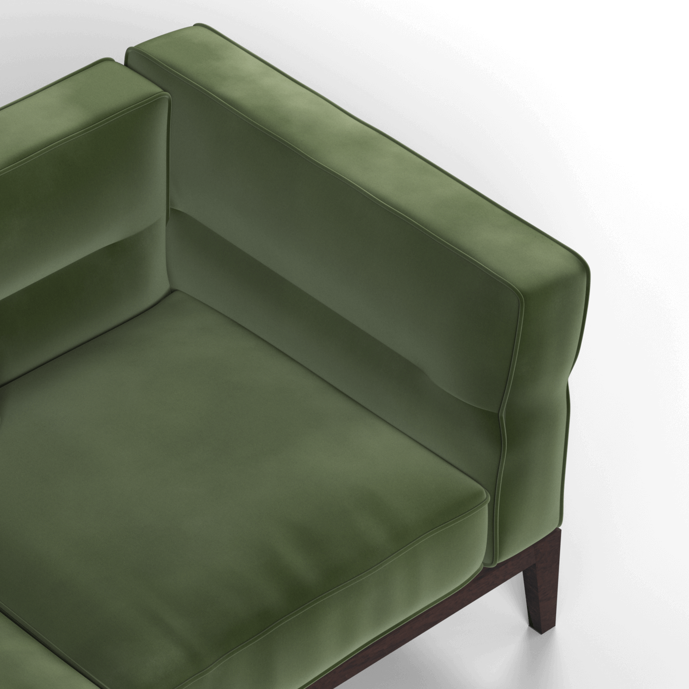 Canapé Regent en tissu d'ameublement sur mesure