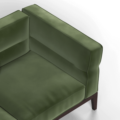 Canapé Regent en tissu d'ameublement sur mesure