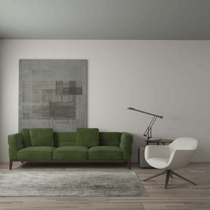 Canapé Regent en tissu d'ameublement sur mesure
