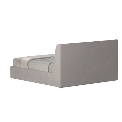 Lit double rembourré Ruby en tissu haut de gamme
