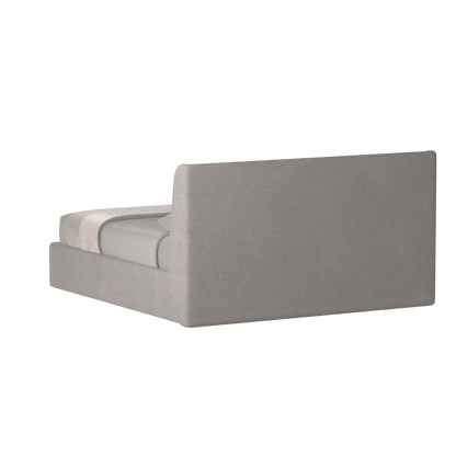 Lit double rembourré Ruby en tissu haut de gamme