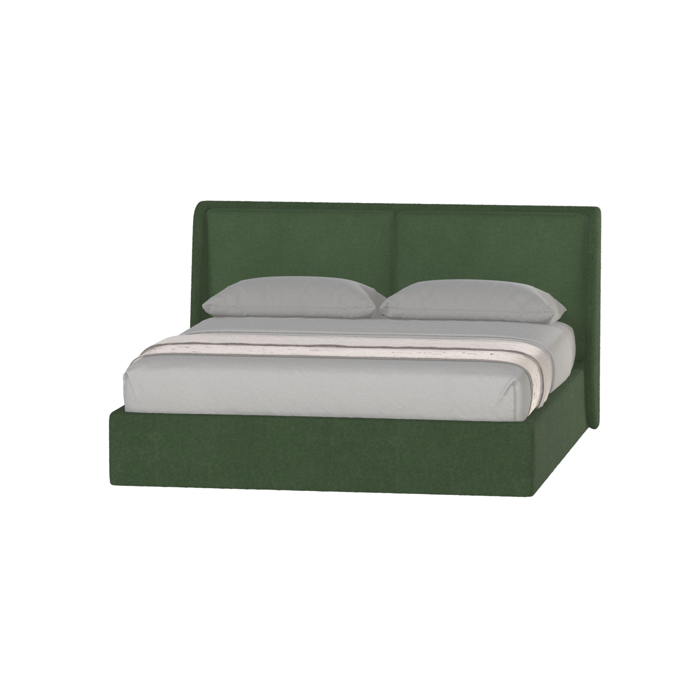 Bett mit weichem Kopfteil Ruby