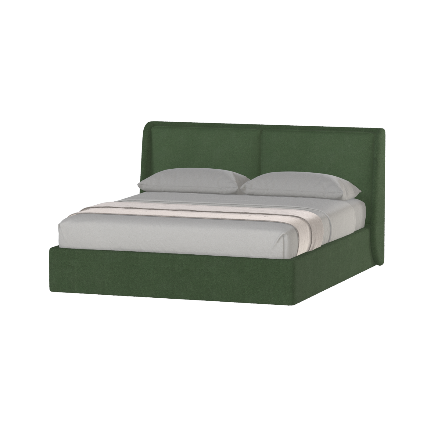 Bett mit weichem Kopfteil Ruby