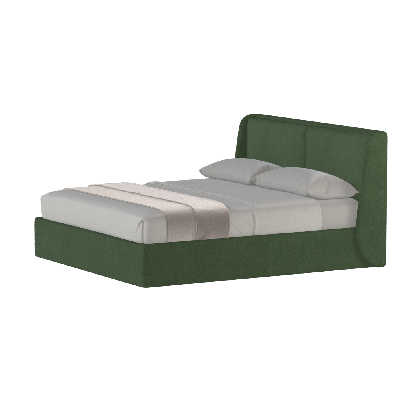 Bett mit weichem Kopfteil Ruby