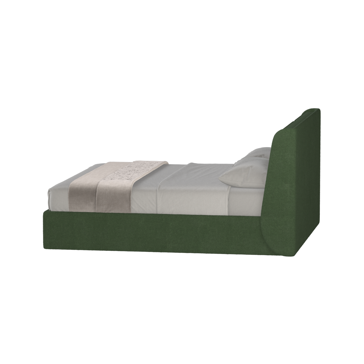 Bett mit weichem Kopfteil Ruby