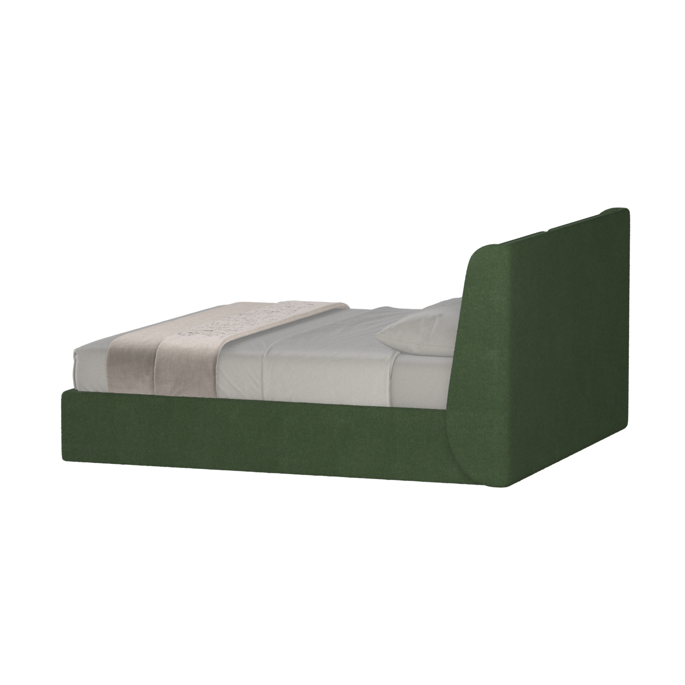 Bett mit weichem Kopfteil Ruby