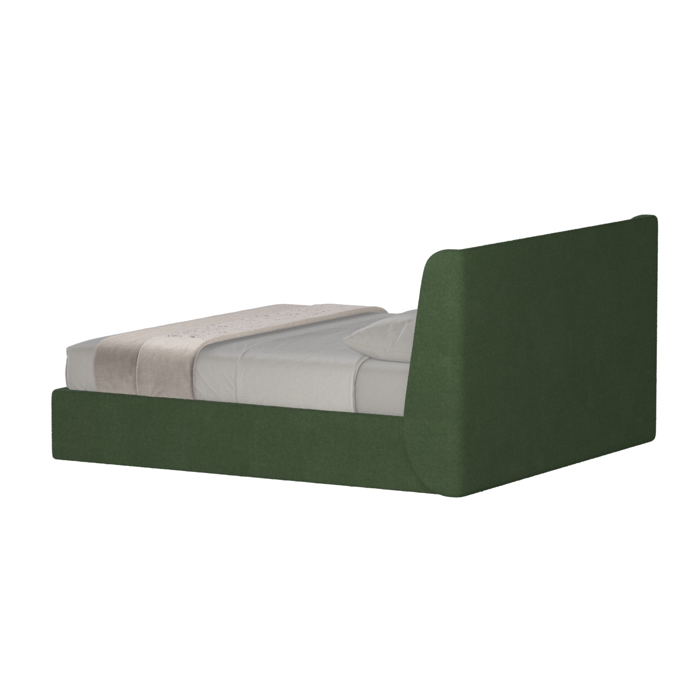 Bett mit weichem Kopfteil Ruby