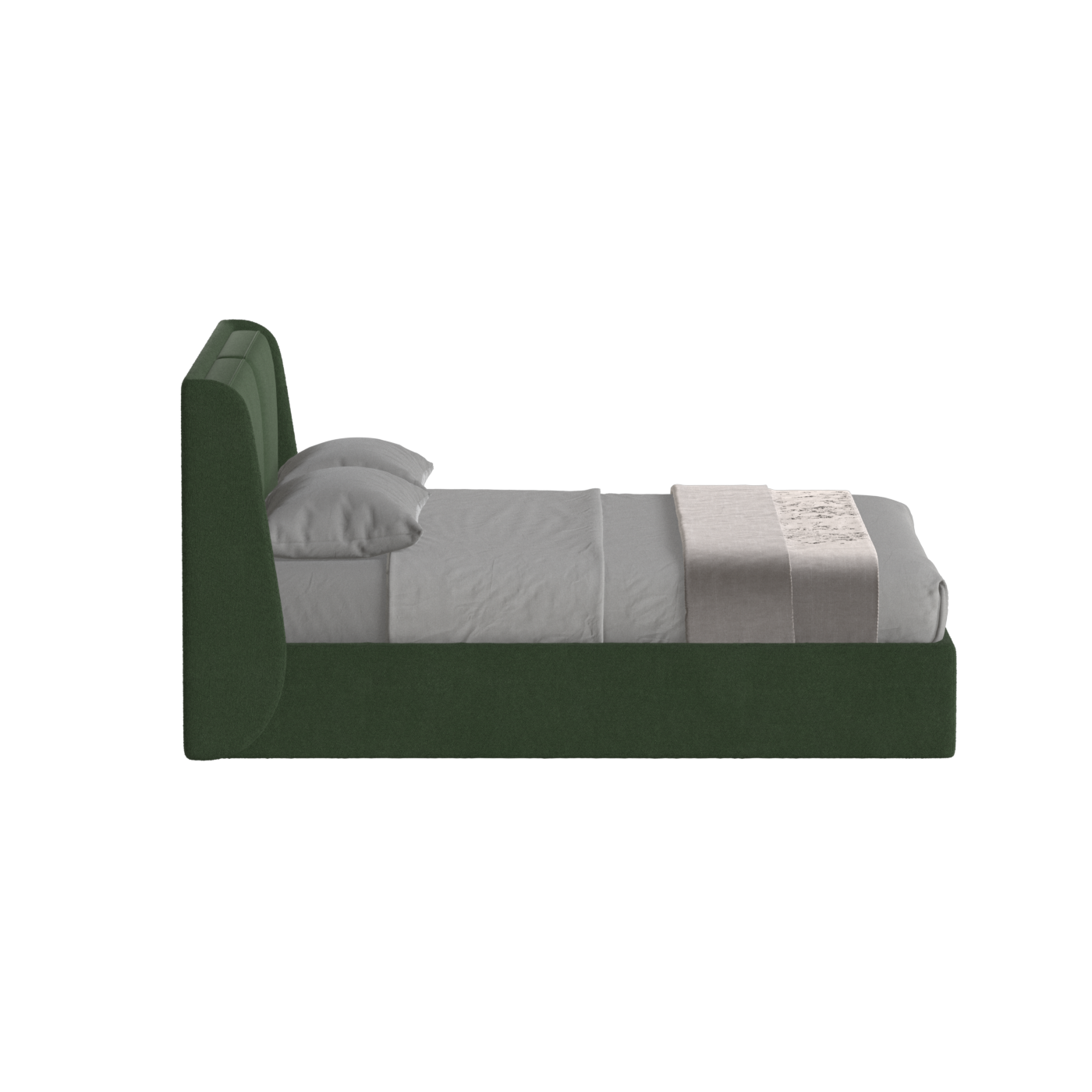 Bett mit weichem Kopfteil Ruby