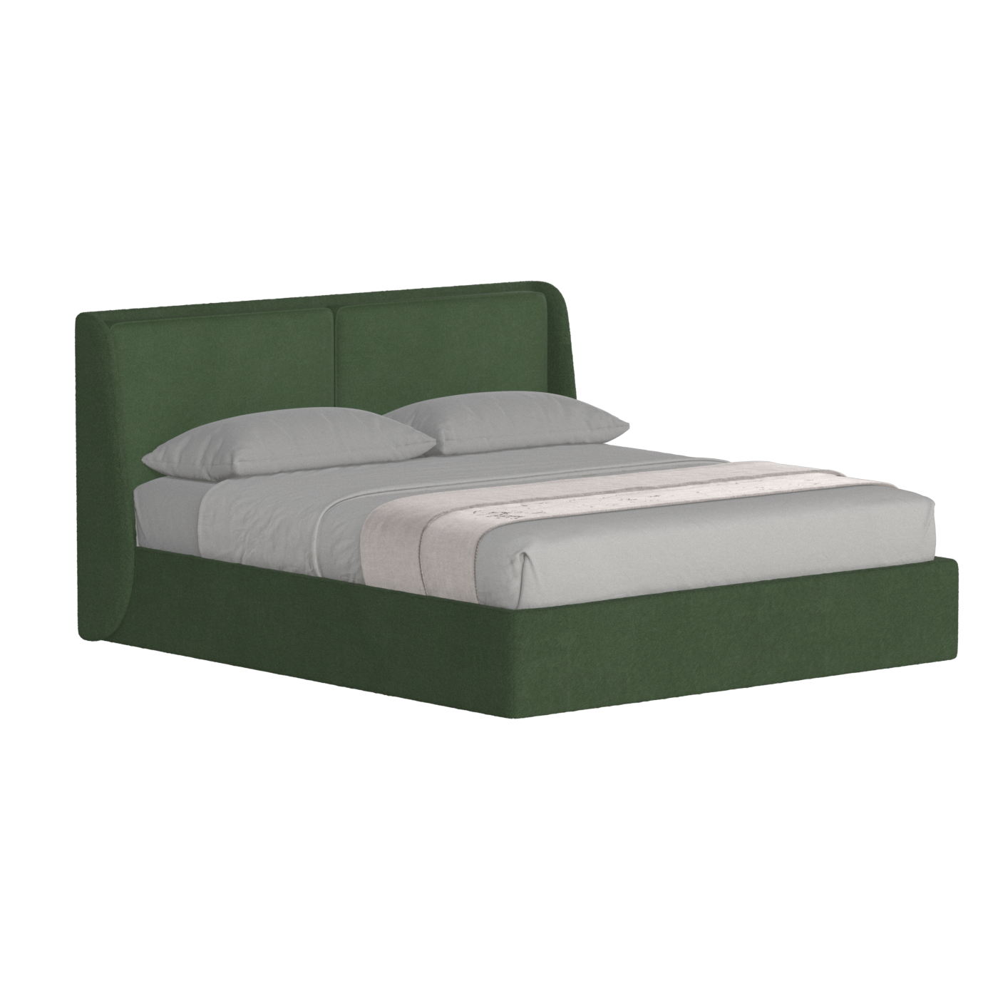 Bett mit weichem Kopfteil Ruby