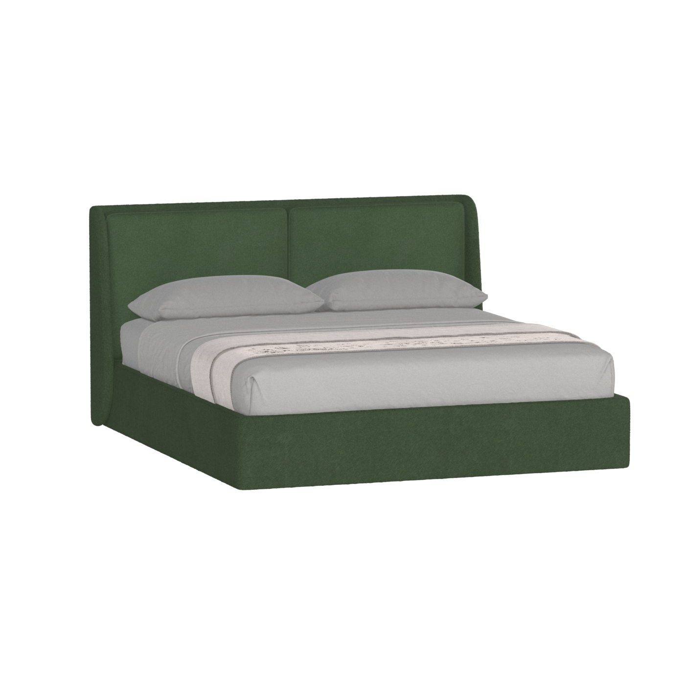 Bett mit weichem Kopfteil Ruby