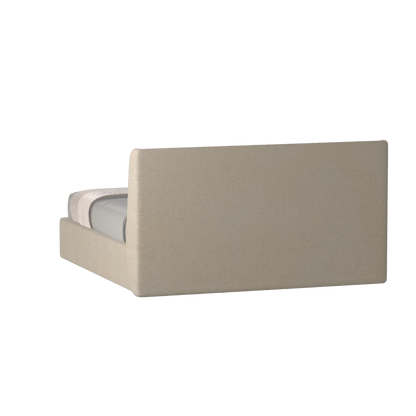 Lit double rembourré Ruby en tissu haut de gamme