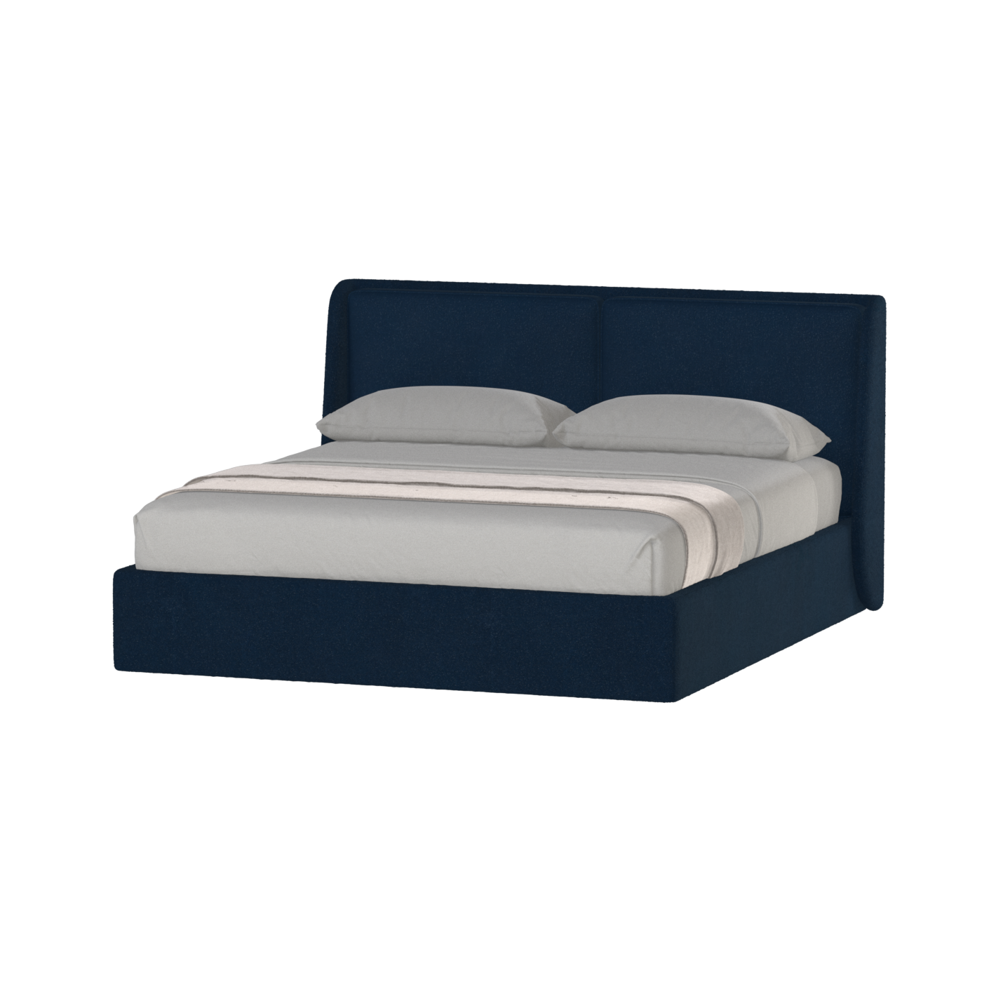 Bett mit weichem Kopfteil Ruby