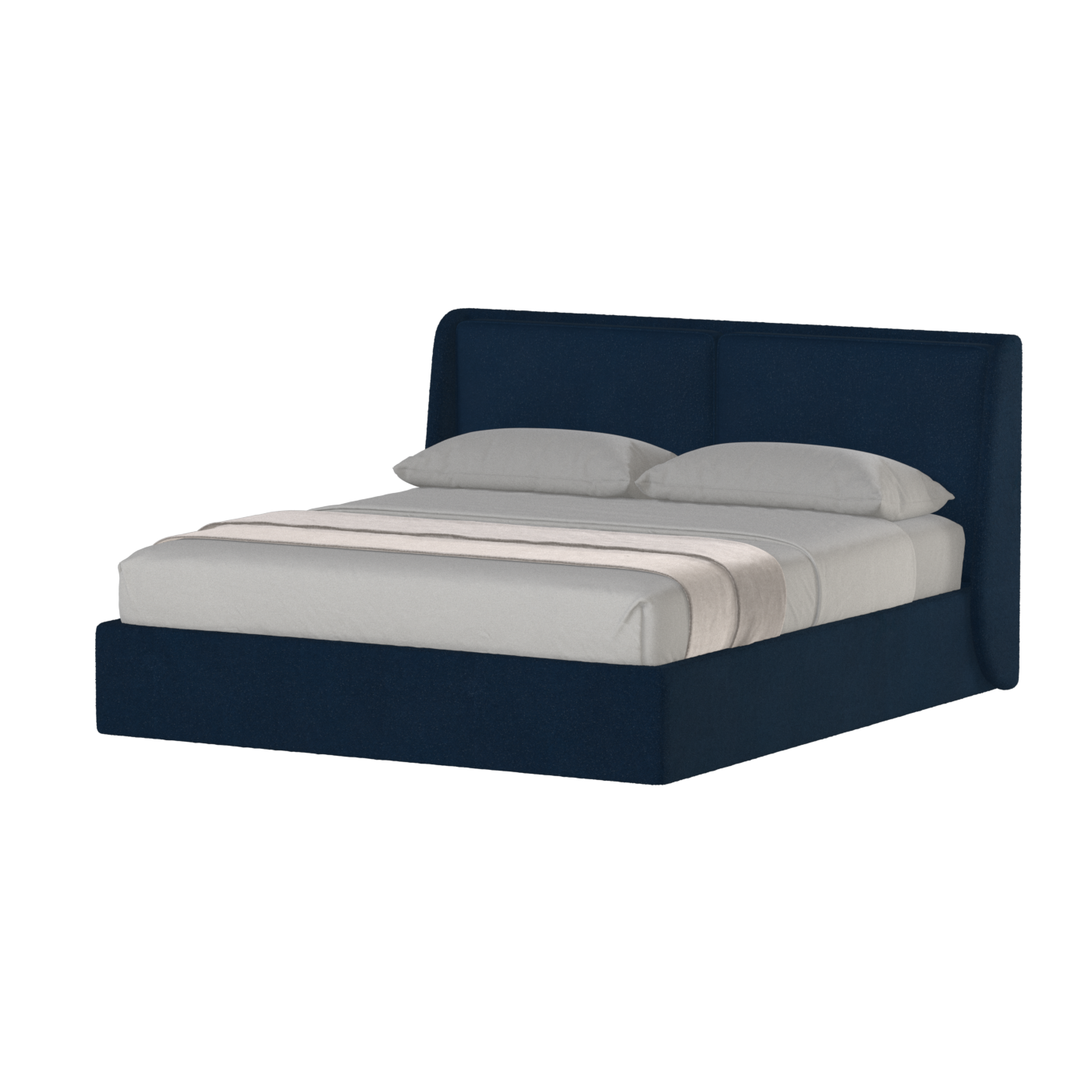 Bett mit weichem Kopfteil Ruby