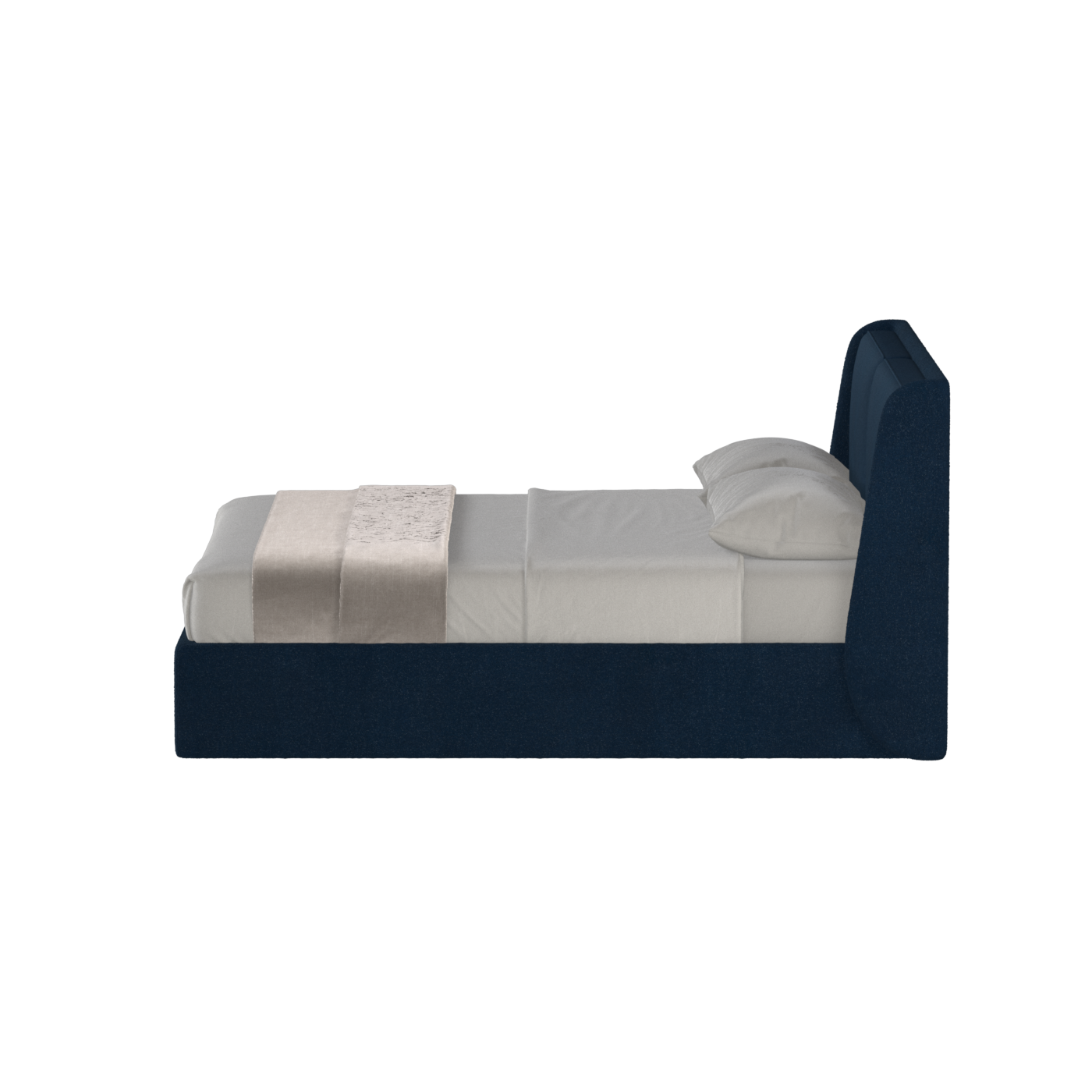 Bett mit weichem Kopfteil Ruby