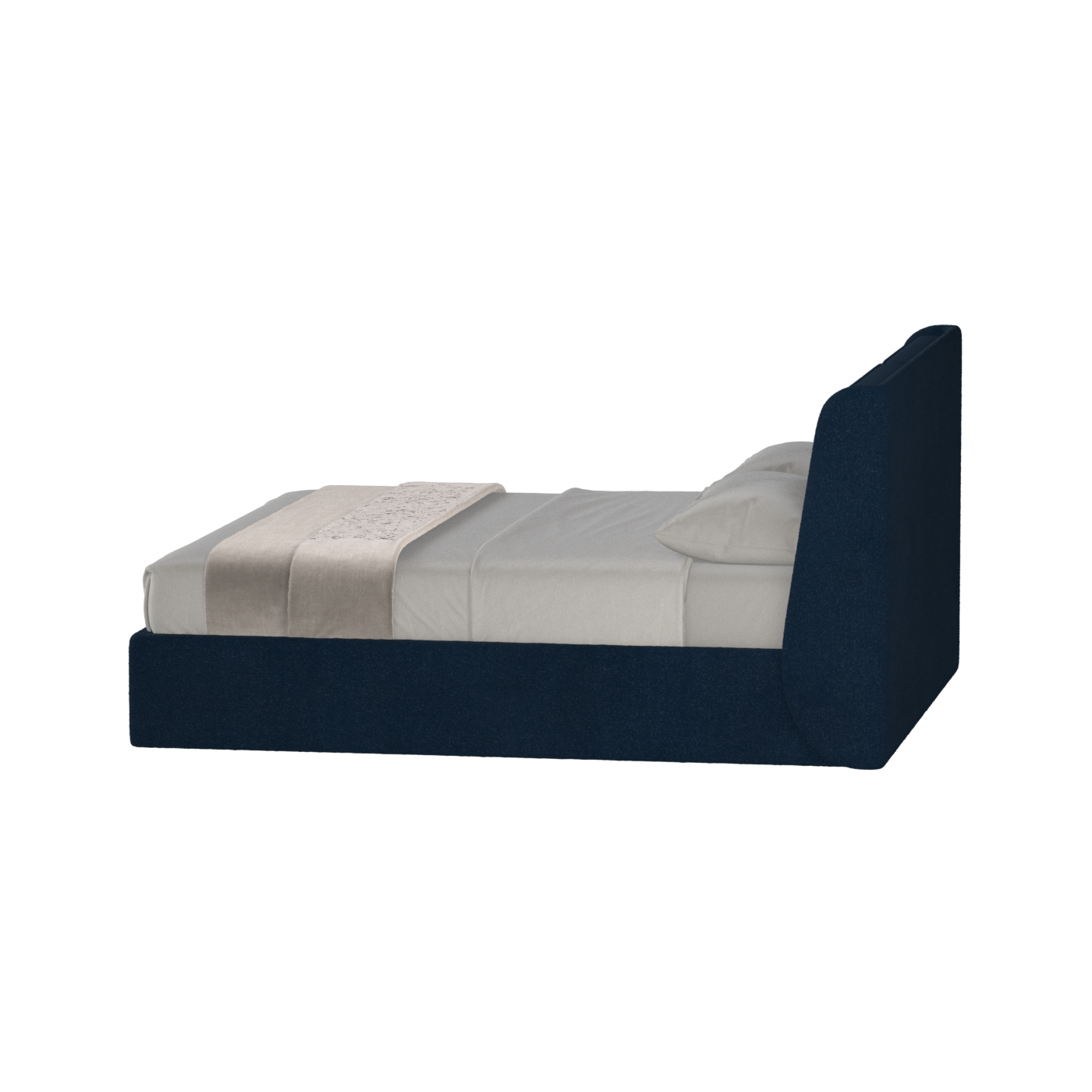 Bett mit weichem Kopfteil Ruby