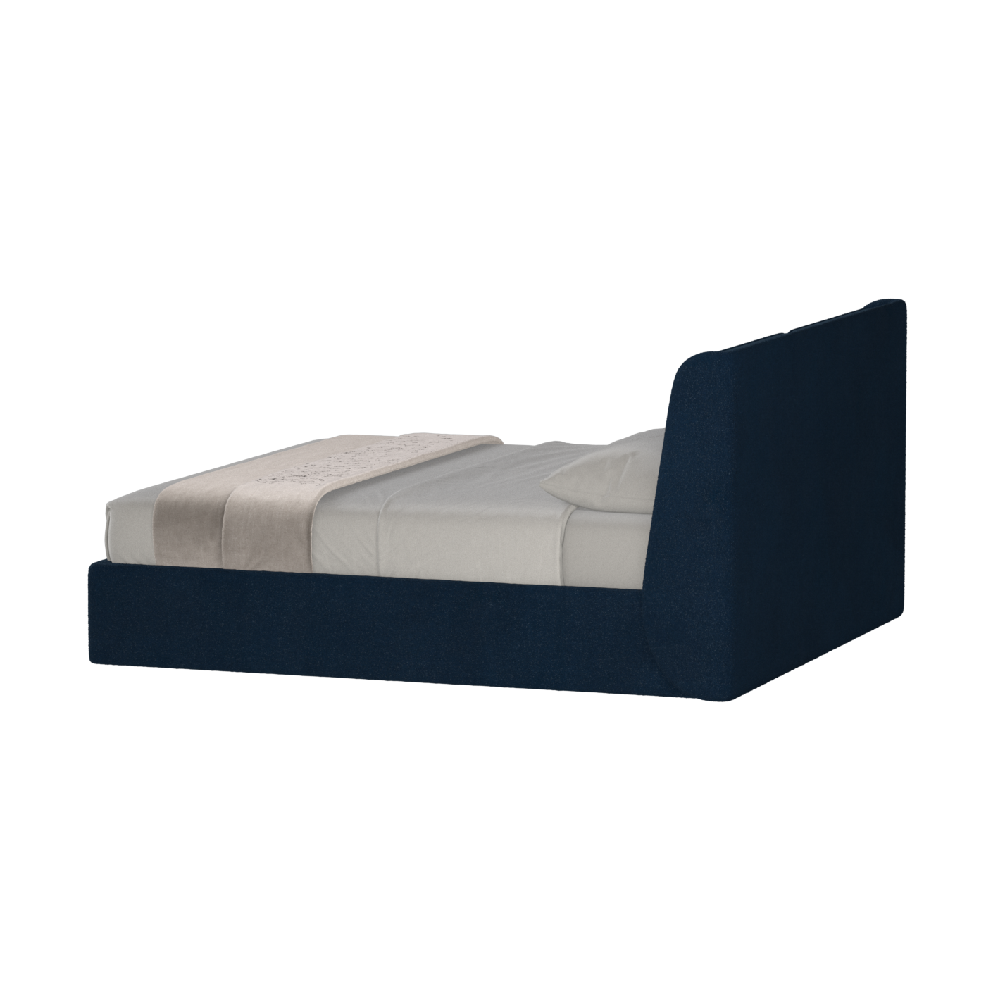 Bett mit weichem Kopfteil Ruby