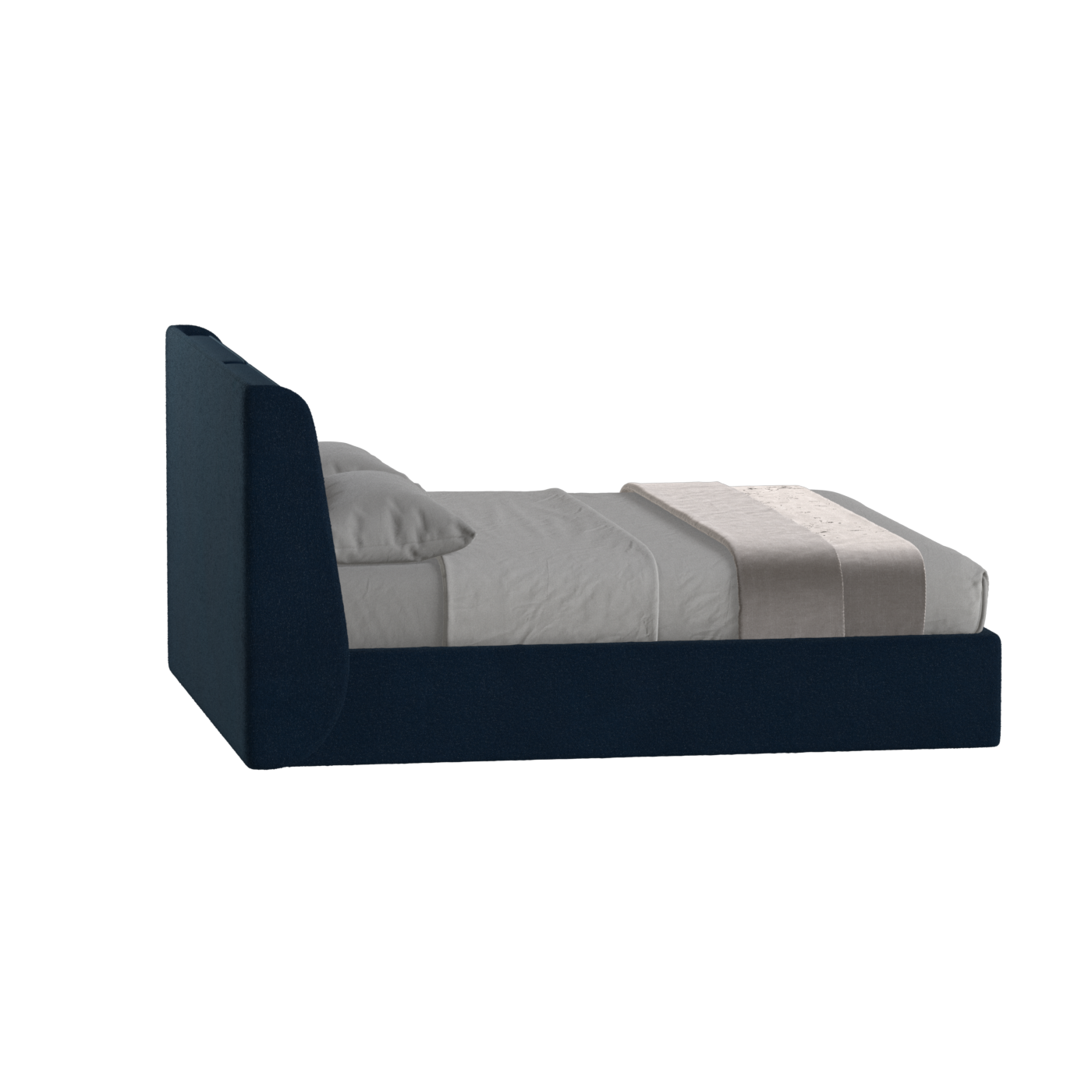 Bett mit weichem Kopfteil Ruby
