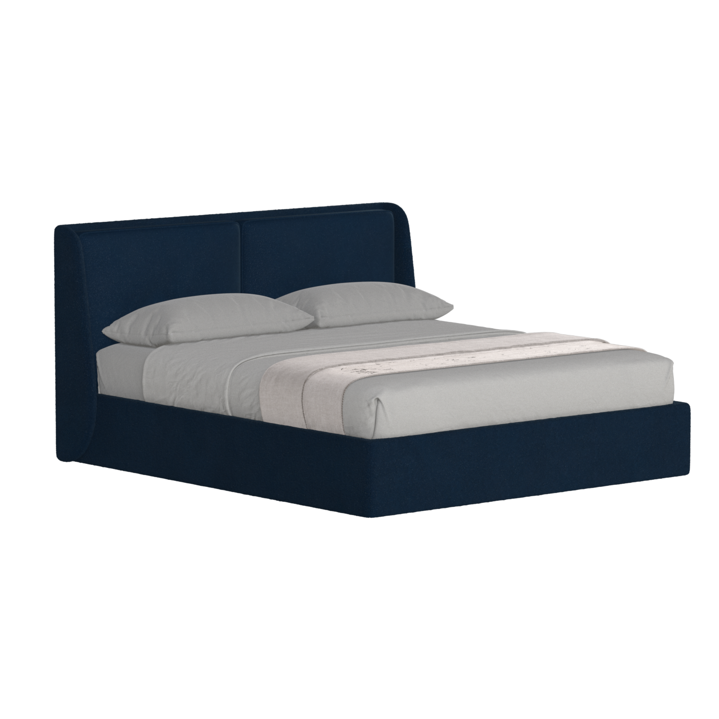 Bett mit weichem Kopfteil Ruby