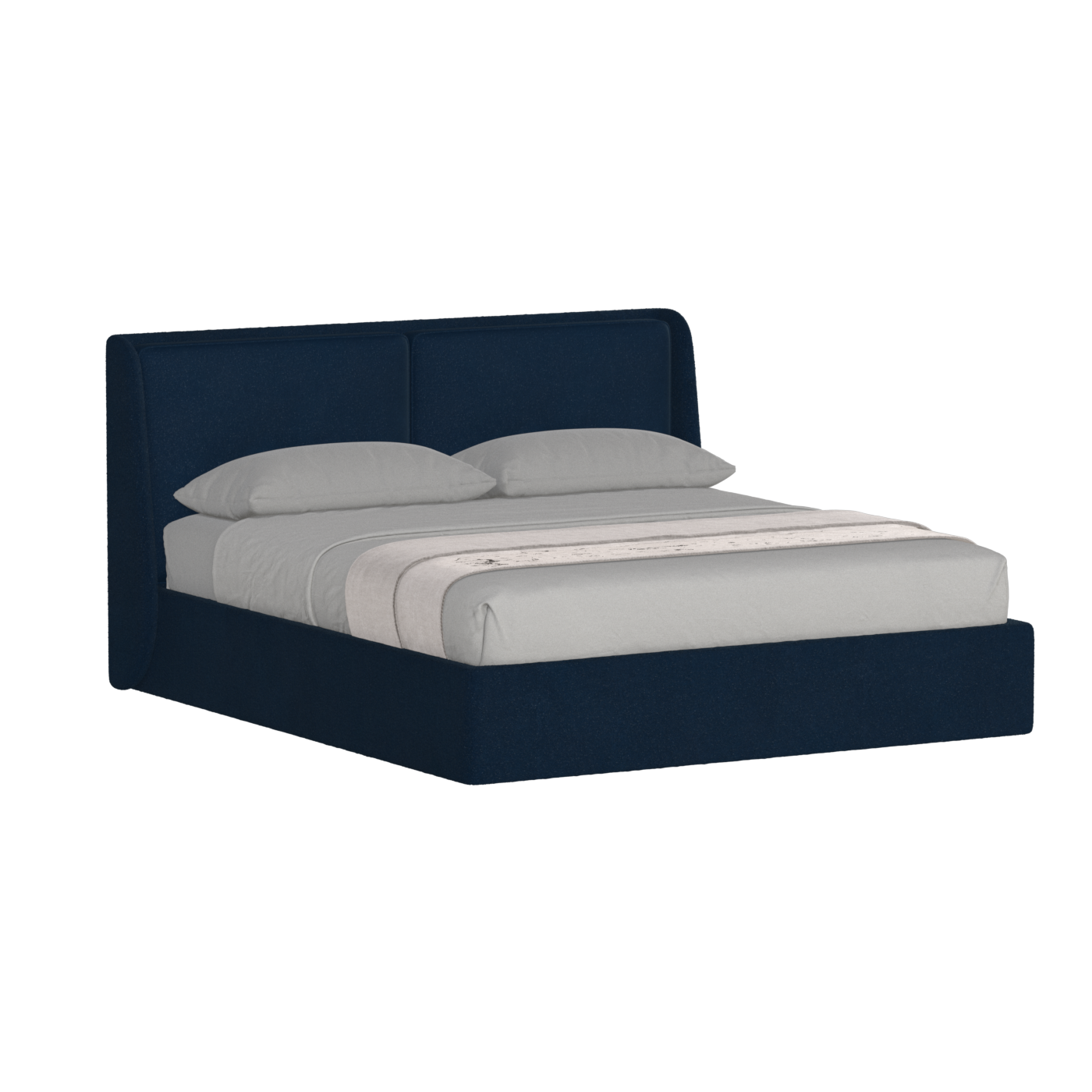 Bett mit weichem Kopfteil Ruby