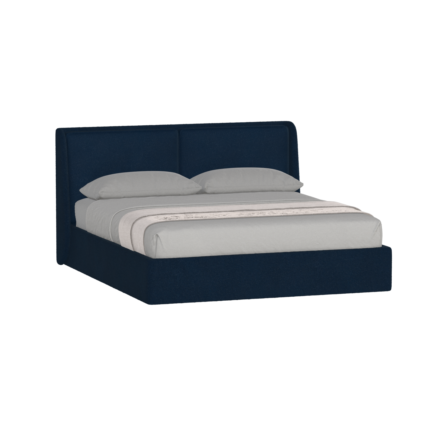 Bett mit weichem Kopfteil Ruby