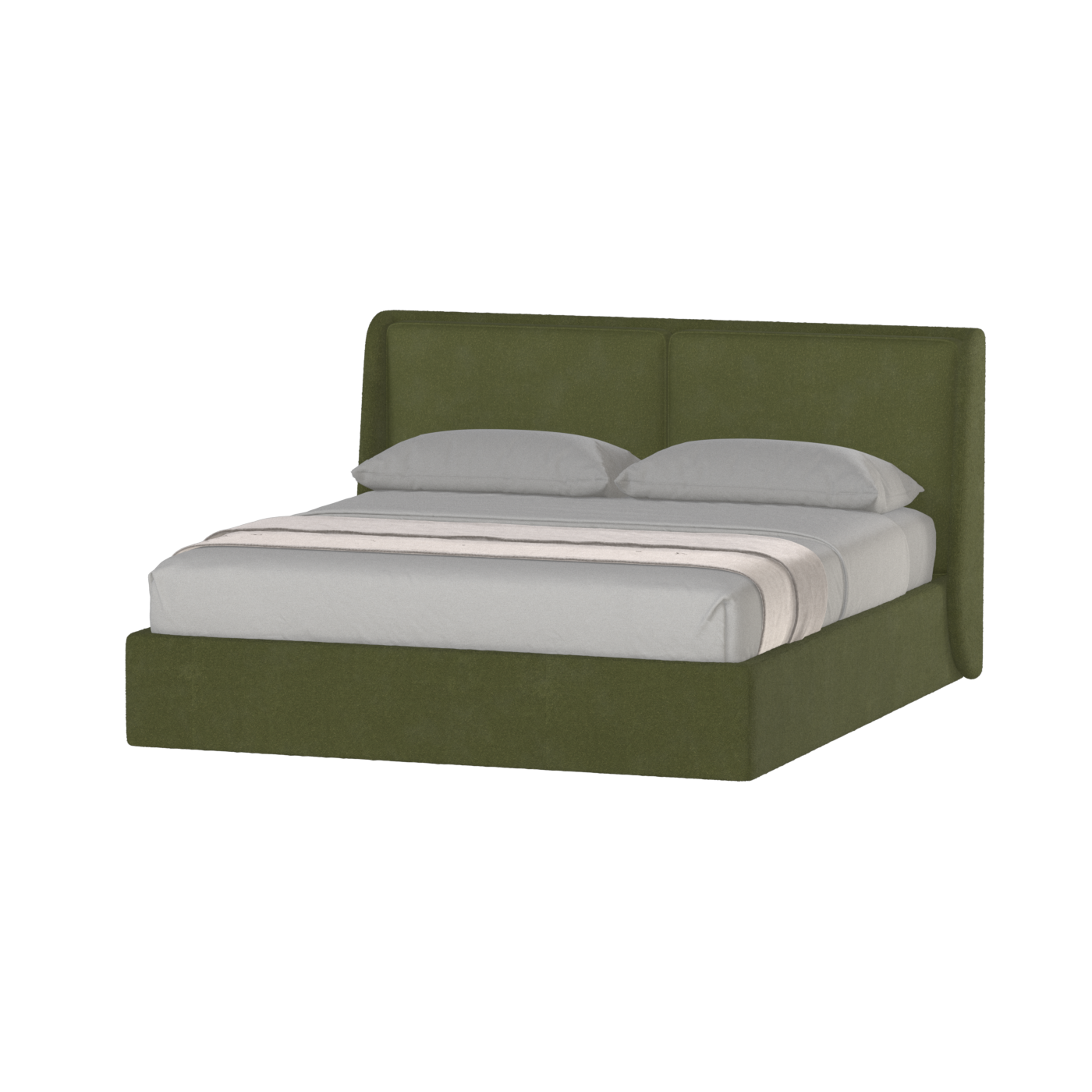 Ruby Upholstered Double Bed in Premium Fabric