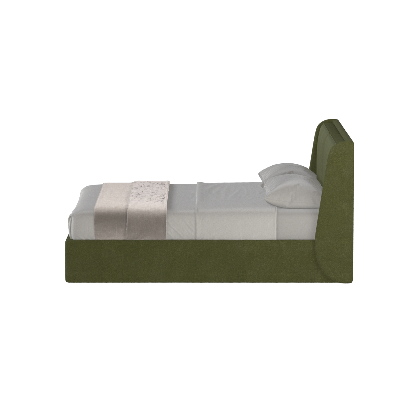 Ruby Upholstered Double Bed in Premium Fabric