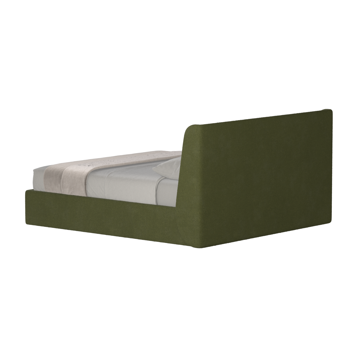 Ruby Upholstered Double Bed in Premium Fabric
