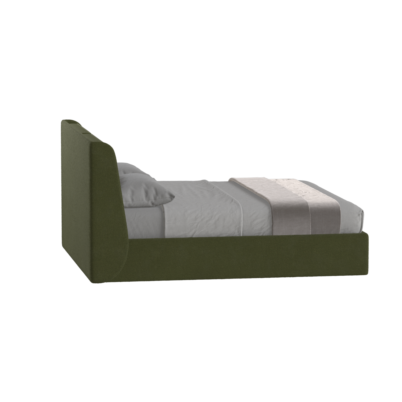 Ruby Upholstered Double Bed in Premium Fabric