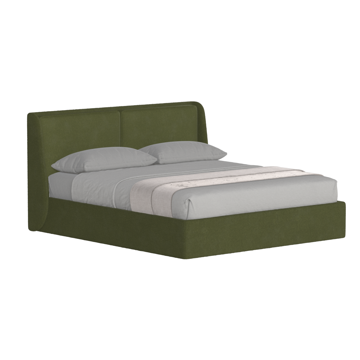 Ruby Upholstered Double Bed in Premium Fabric
