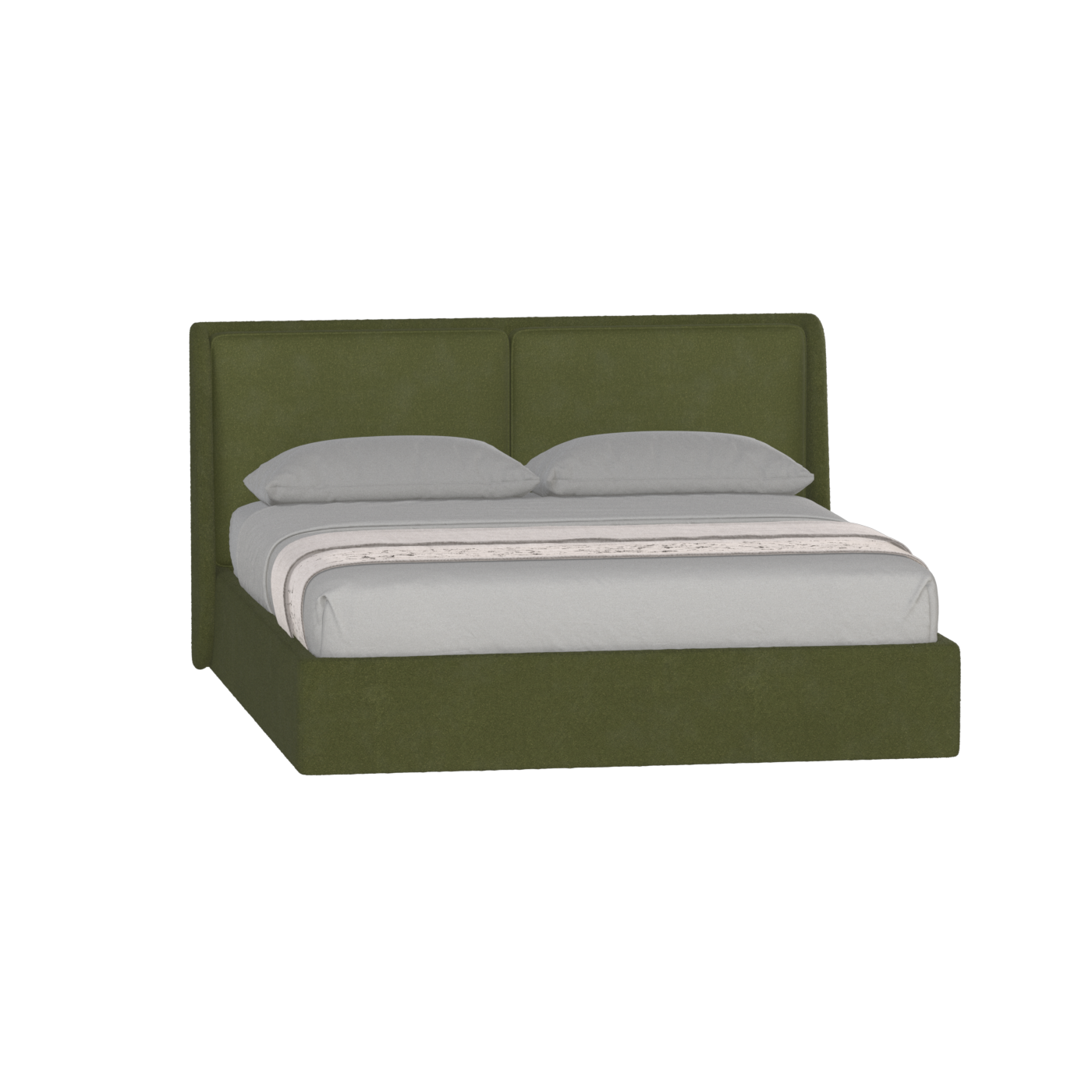 Ruby Upholstered Double Bed in Premium Fabric