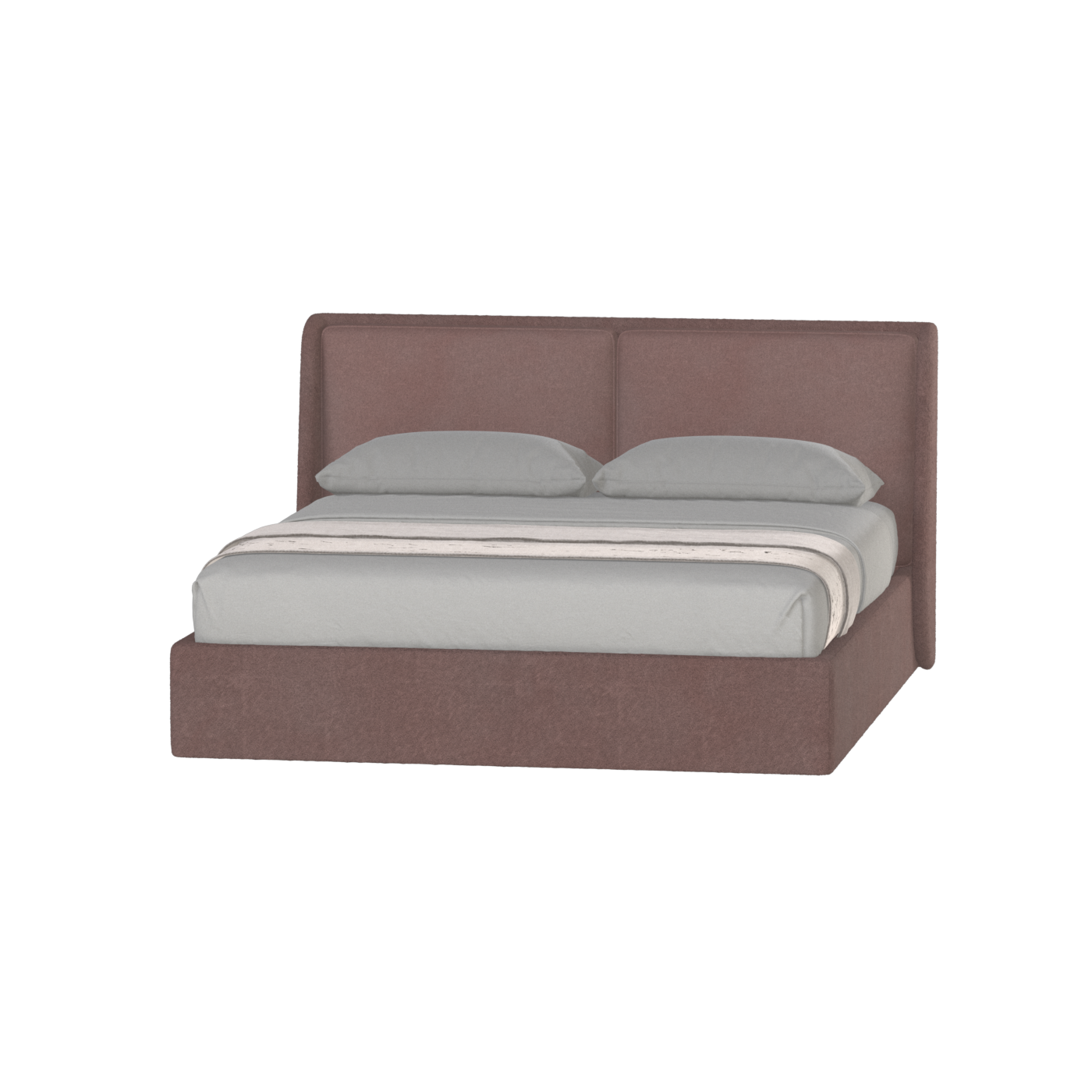 Ruby Upholstered Double Bed in Premium Fabric