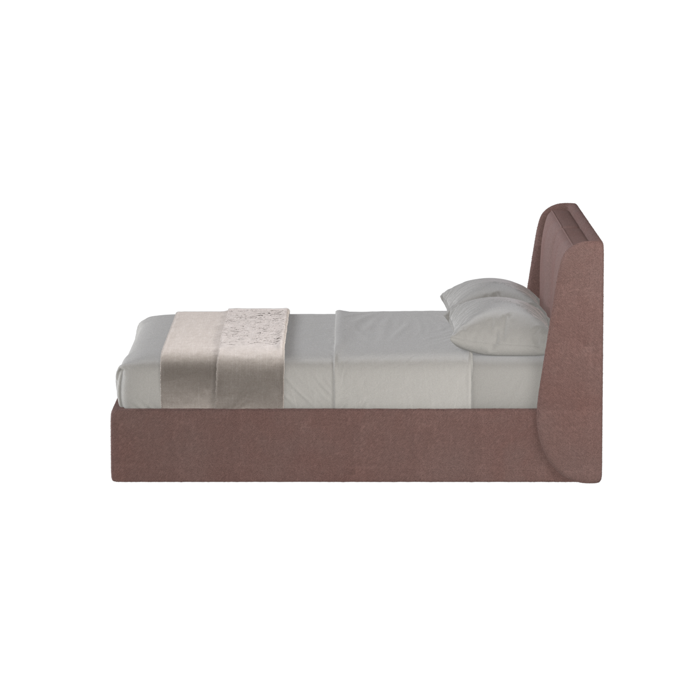 Ruby Upholstered Double Bed in Premium Fabric