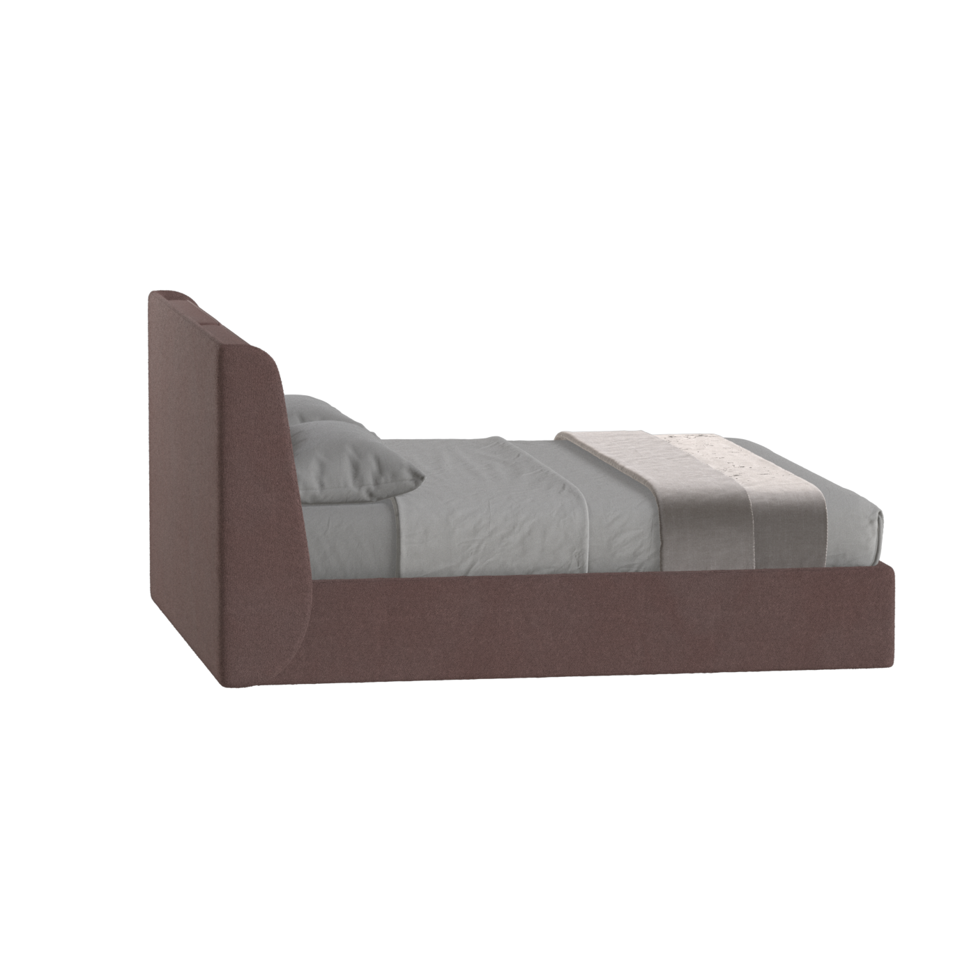 Ruby Upholstered Double Bed in Premium Fabric