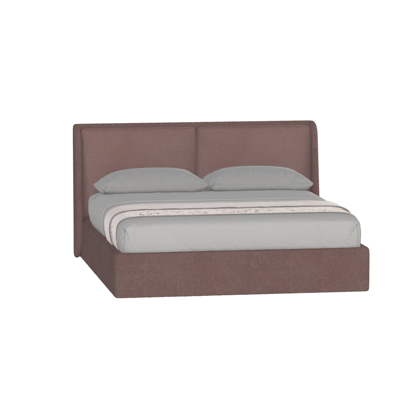 Ruby Upholstered Double Bed in Premium Fabric