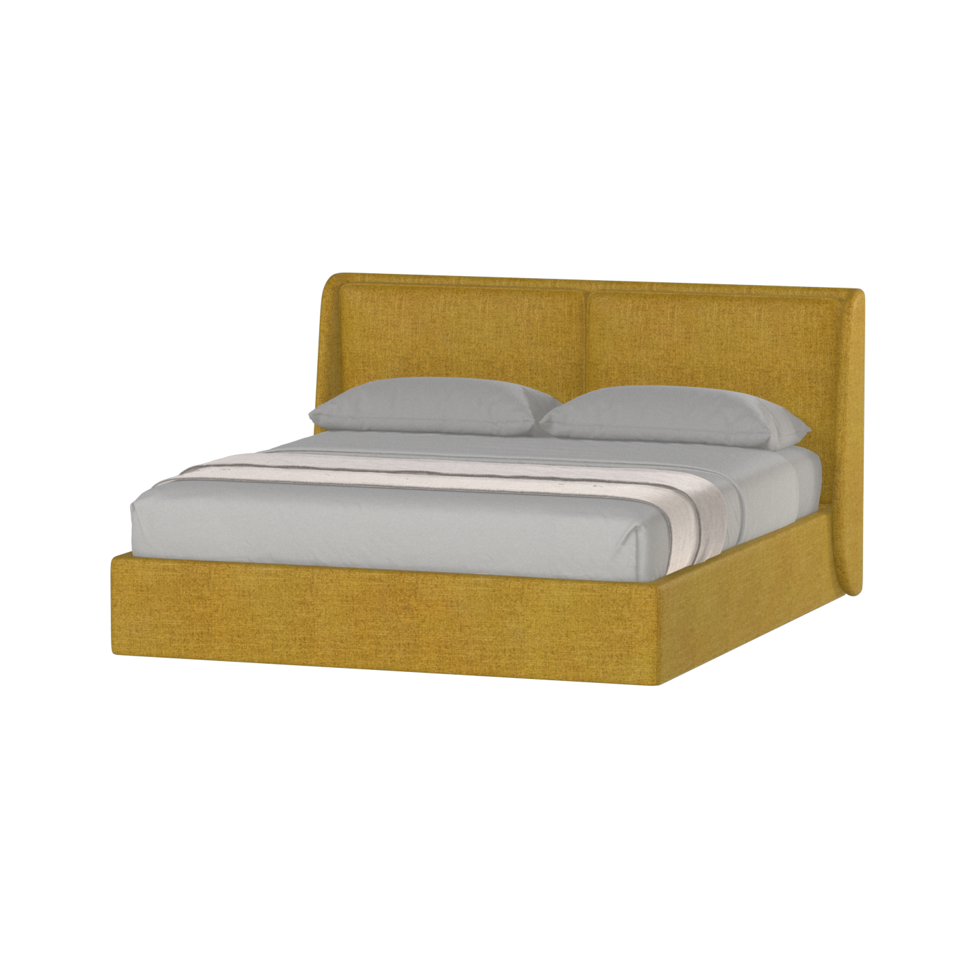 Bett mit weichem Kopfteil Ruby