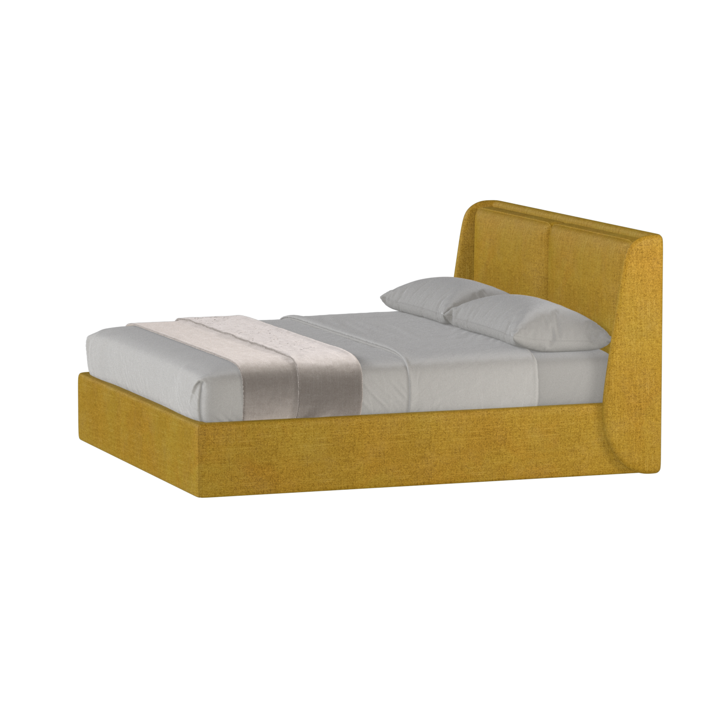 Bett mit weichem Kopfteil Ruby