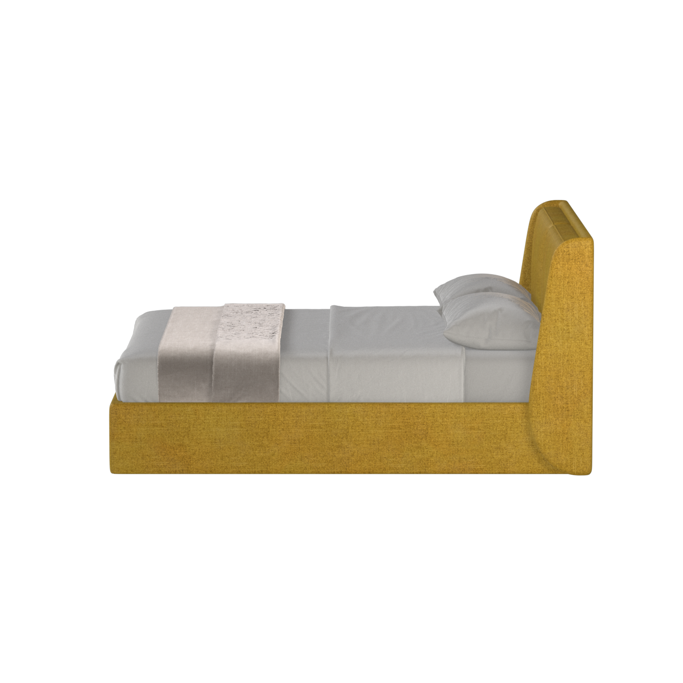 Bett mit weichem Kopfteil Ruby